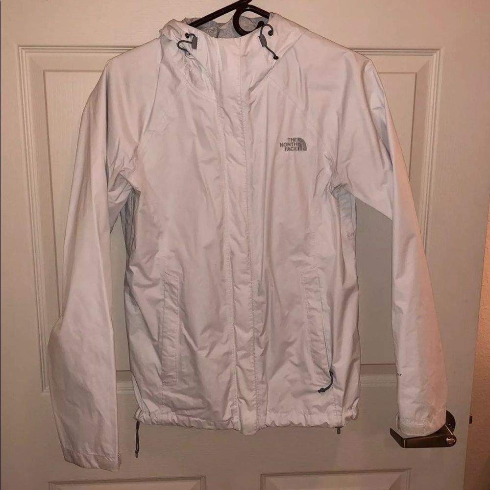White northface Windbreaker